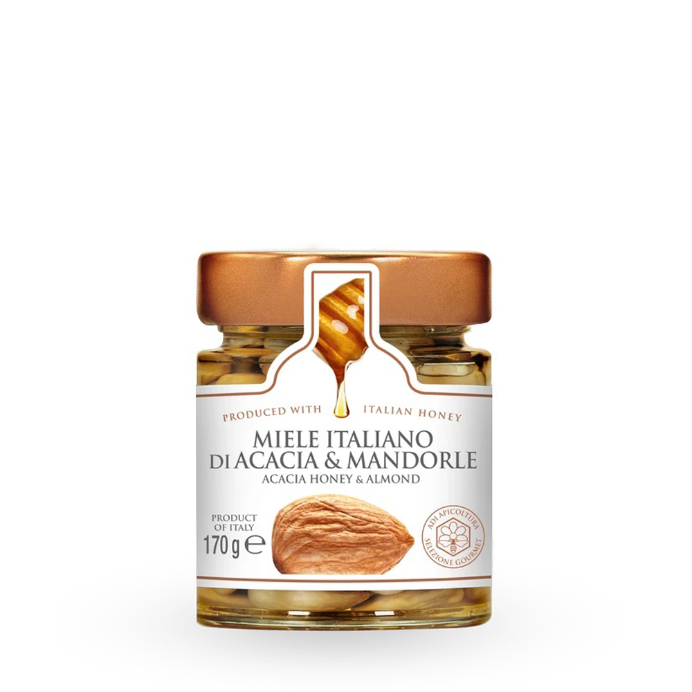 Adi Apicoltura Acacia Honey & Almonds 170g